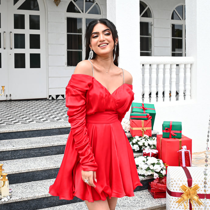 Jingle Kiss Short Dress